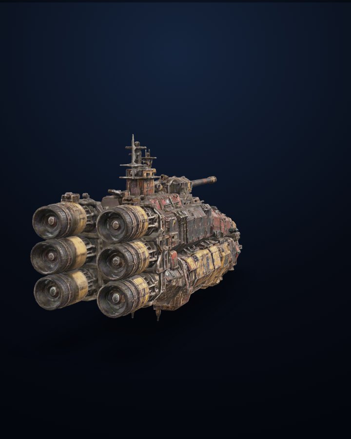 Behemoth — Prism ship build, off-screen render